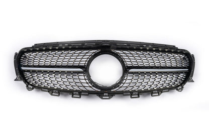 Diamond Black Front Grille (for 2016-2020) for Mercedes E-class coupe C238 - image 1