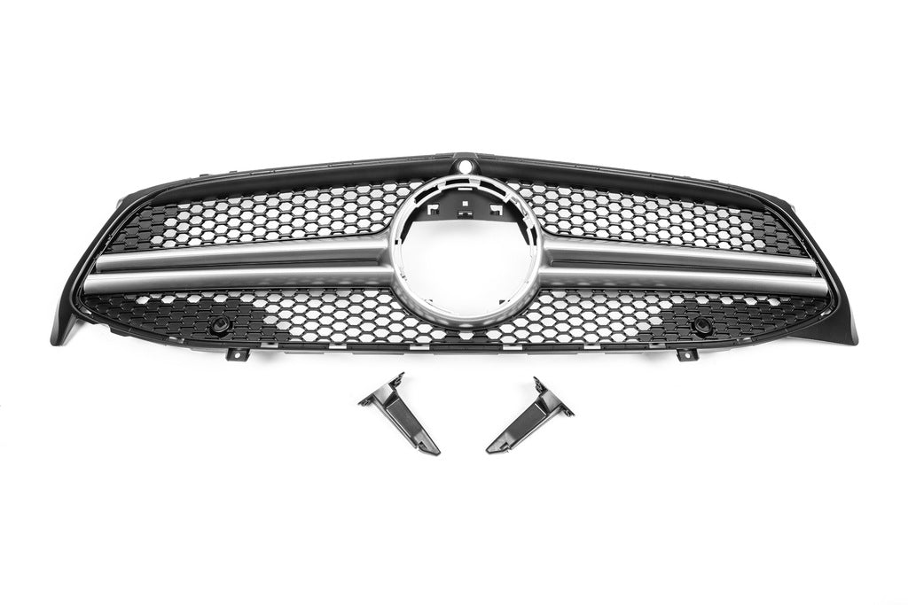 Front Grille AMG Silver (for 2019-2022) for Mercedes CLA C118 2019- - image 2