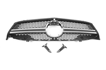 Front Grille AMG Silver (for 2019-2022) for Mercedes CLA C118 2019- - image 2
