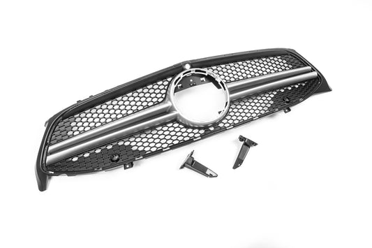 Front Grille AMG Silver (for 2019-2022) for Mercedes CLA C118 2019- - image 1