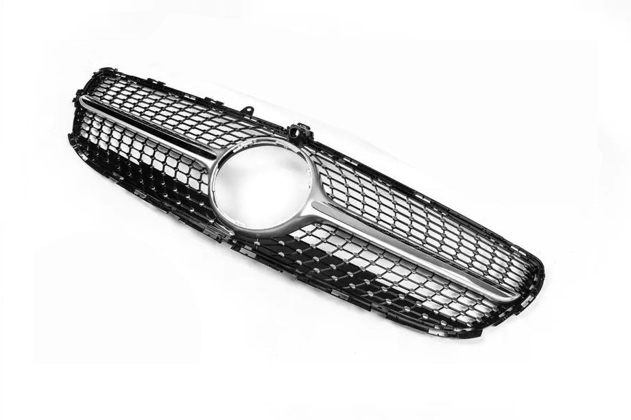 Front grille with frame 2014-2018 (Diamond Silver) for Mercedes CLS C218 2011-2018 - image 5