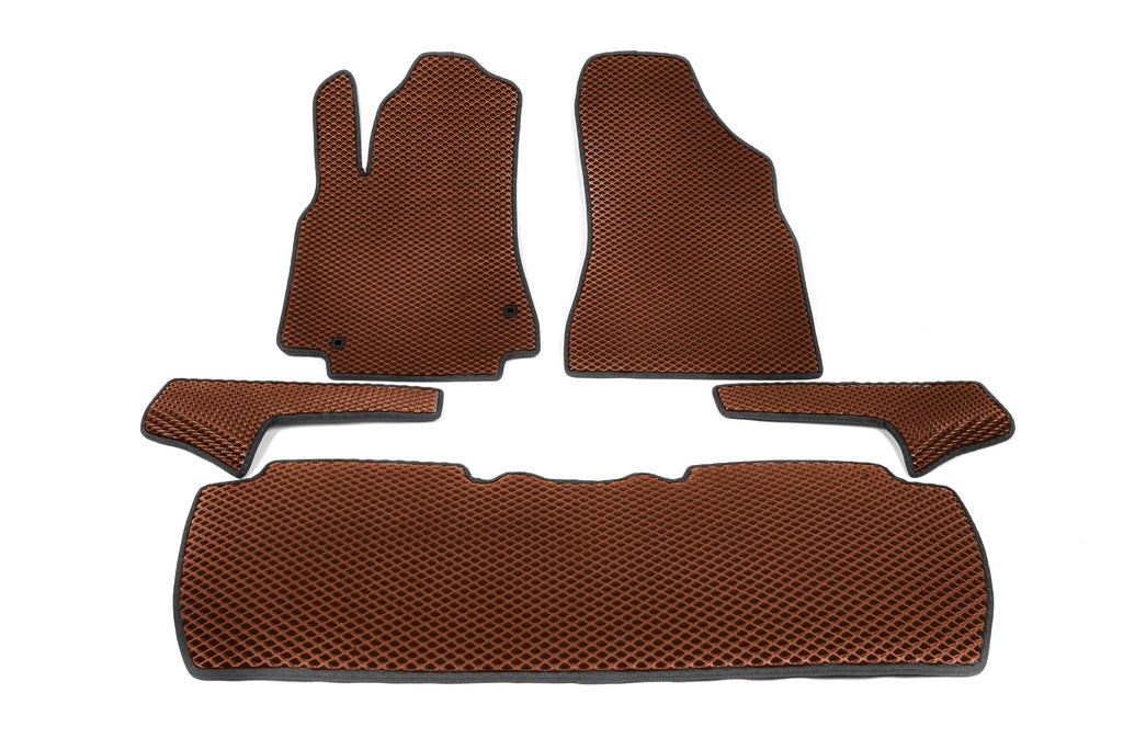 EVA Floor Mats (brick red) for Citroen Berlingo 2008-2018 - image 1