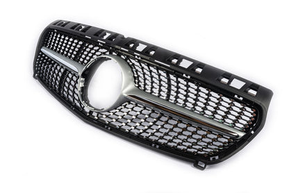 Front Grille Diamond Silver (2012-2015) for Mercedes A-сlass W176 2012-2018 - image 3
