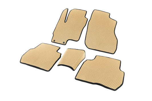 EVA P-HEV mats (Beige) for Mitsubishi Outlander 2012-2021 - Reelken Auto