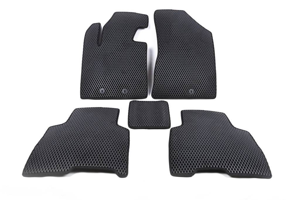 Floor mats 2012-2014 (EVA, black) for Kia Sorento II XM 2009-2014 - Reelken Auto