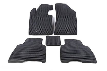 Floor mats 2012-2014 (EVA, black) for Kia Sorento II XM 2009-2014 - Reelken Auto