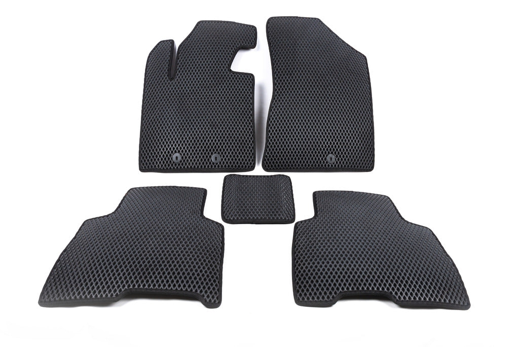 Floor mats 2012-2014 (EVA, black) for Kia Sorento II XM 2009-2014 - image 8