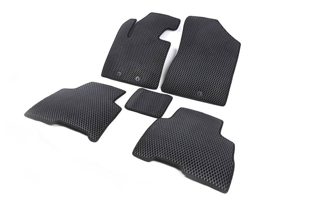 Floor mats 2012-2014 (EVA, black) for Kia Sorento II XM 2009-2014 - Reelken Auto