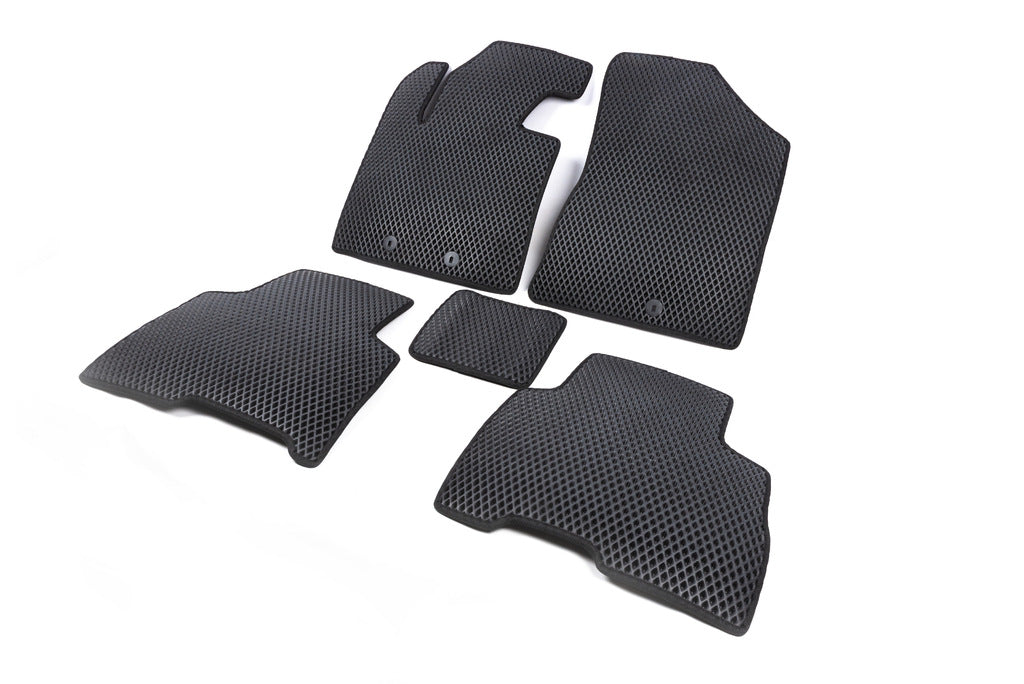 Floor mats 2012-2014 (EVA, black) for Kia Sorento II XM 2009-2014 - image 9