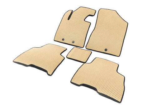 Mats 2012-2014 (EVA, Beige) for Kia Sorento II XM 2009-2014 - Reelken Auto