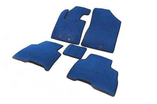 Mats 2012-2014 (EVA, Blue) for Kia Sorento II XM 2009-2014 - Reelken Auto