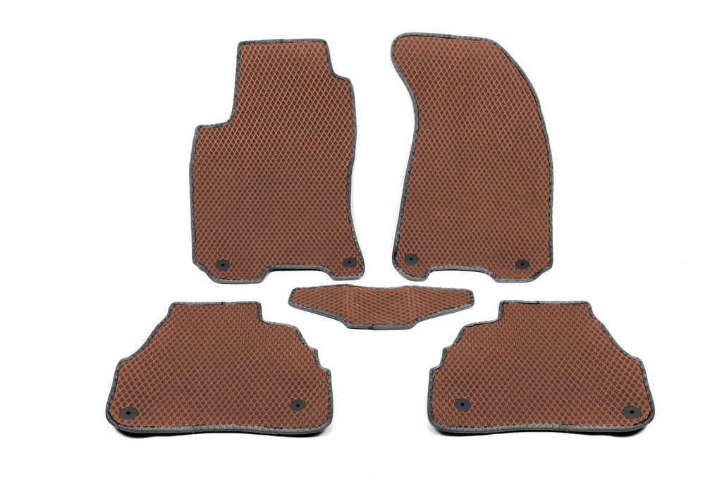 EVA Floor Mats (brick red) for Volkswagen Passat B5 1997-2005 - image 1