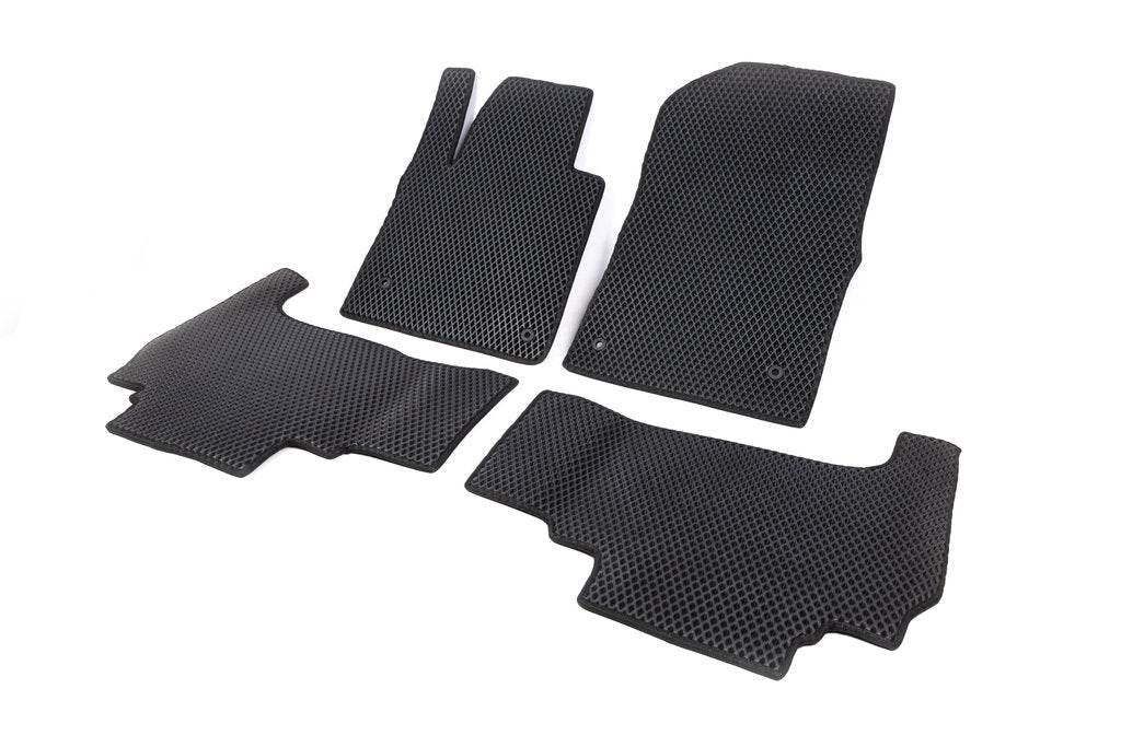Polyurethane mats (2008-2012, EVA, black) for Lexus LX570/450d - Reelken Auto