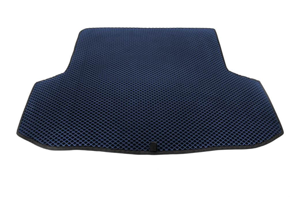 Trunk mat (EVA, blue) for Chevrolet Aveo T250 2005-2011 - Reelken Auto