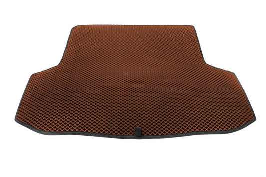 Trunk mat (EVA, brown) for Chevrolet Aveo T250 2005-2011 - Reelken Auto