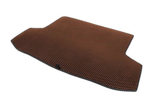 Trunk mat (EVA, brown) for Chevrolet Aveo T250 2005-2011 - Reelken Auto