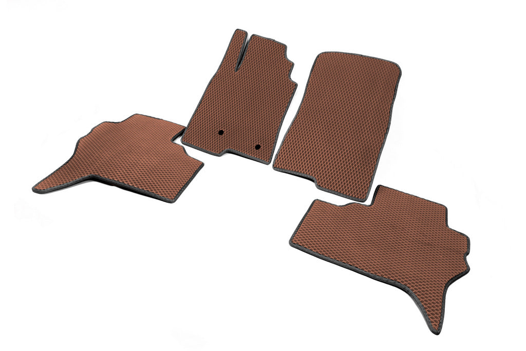 EVA Floor Mats (brick red) for Mitsubishi Pajero Wagon IV 2006-2021 - image 2