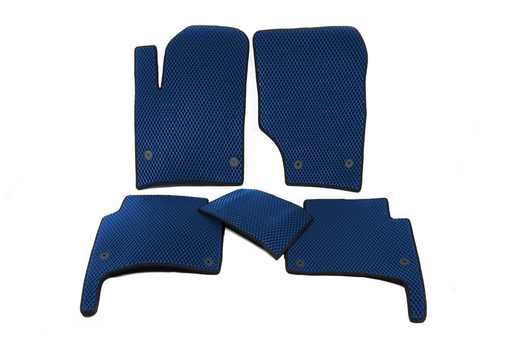 EVA Floor Mats (Blue) for Volkswagen Touareg 2002-2010 - image 1