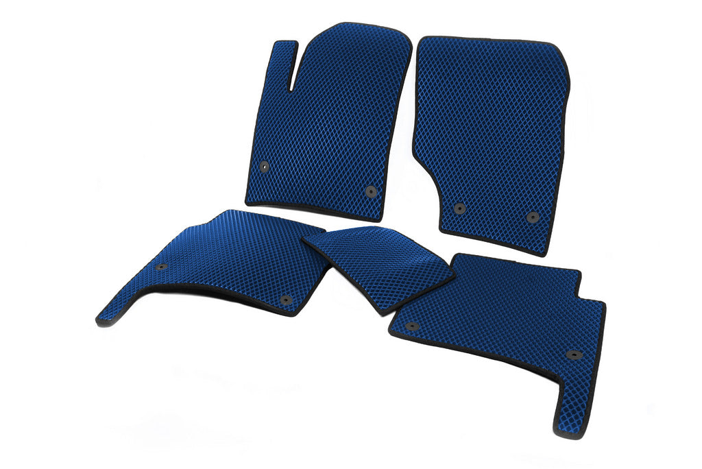 EVA Floor Mats (Blue) for Volkswagen Touareg 2002-2010 - image 2
