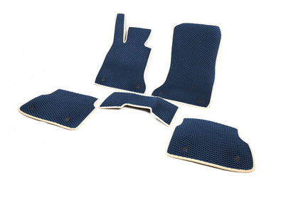 EVA mats (blue) for BMW 7 series F01/F02 - Reelken Auto