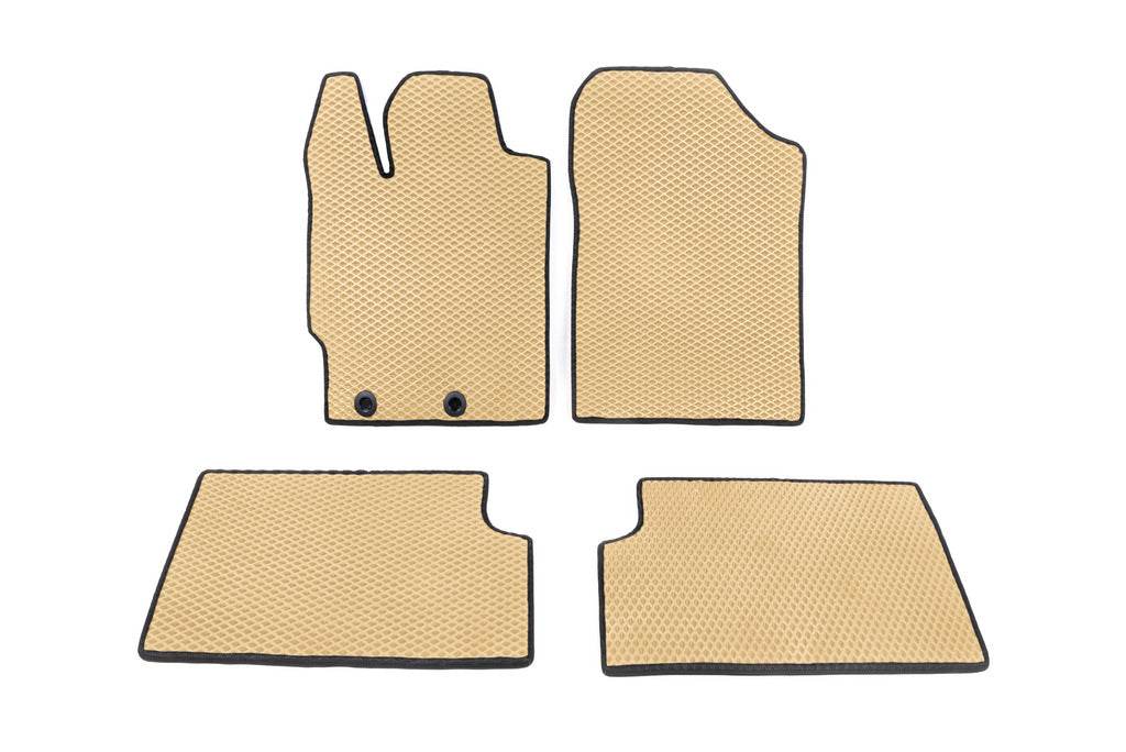 Internal combustion engine EVA mats (Beige) for Toyota Yaris 2010-2020 - Reelken Auto