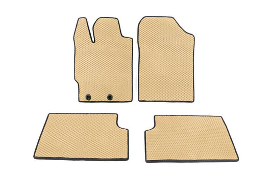 Internal combustion engine EVA mats (Beige) for Toyota Yaris 2010-2020 - Reelken Auto