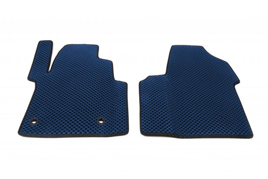 Polyurethane mats (2 pcs., EVA, blue) 1+1 for Opel Zafira Life 2019- - image 1