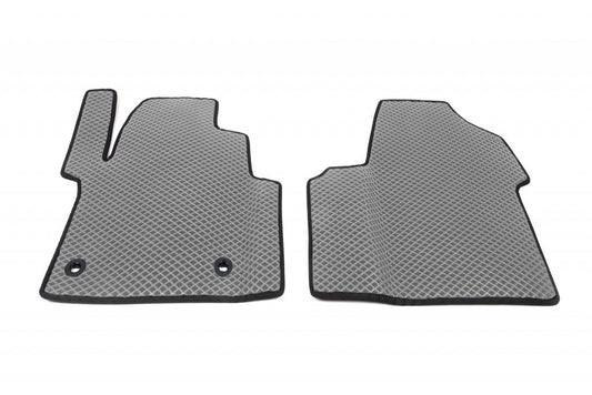 Polyurethane mats (2 pcs., EVA, gray) 1+1 for Opel Zafira Life 2019- - image 1