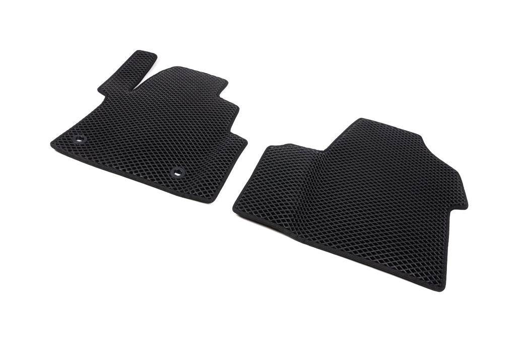 Polyurethane mats (2-piece, EVA, black) 1+1 for Citroen Jumpy/Dispatch 2017- - Reelken Auto
