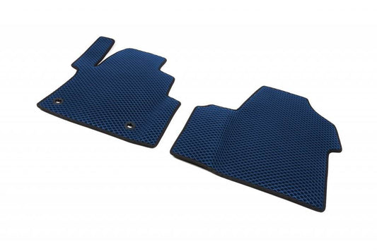 Polyurethane mats (2 pcs., EVA, blue) 1+1 for Toyota Proace - Reelken Auto