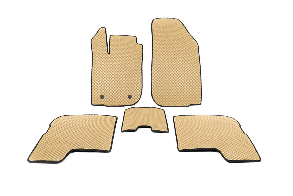 EVA Floor Mats (Beige) for Dacia Logan II 2013-2022 - image 1