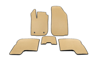 EVA Floor Mats (Beige) for Dacia Logan I 2008-2012 - image 1