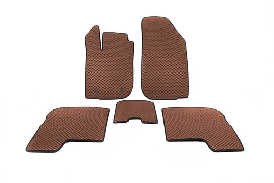 EVA mats (Brown) for Dacia Logan II 2013-2022 - Reelken Auto