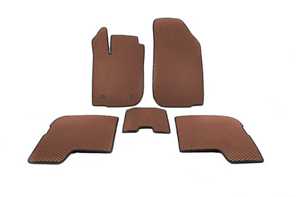 EVA Floor Mats (Brown) for Renault Logan I 2008-2013 - image 1