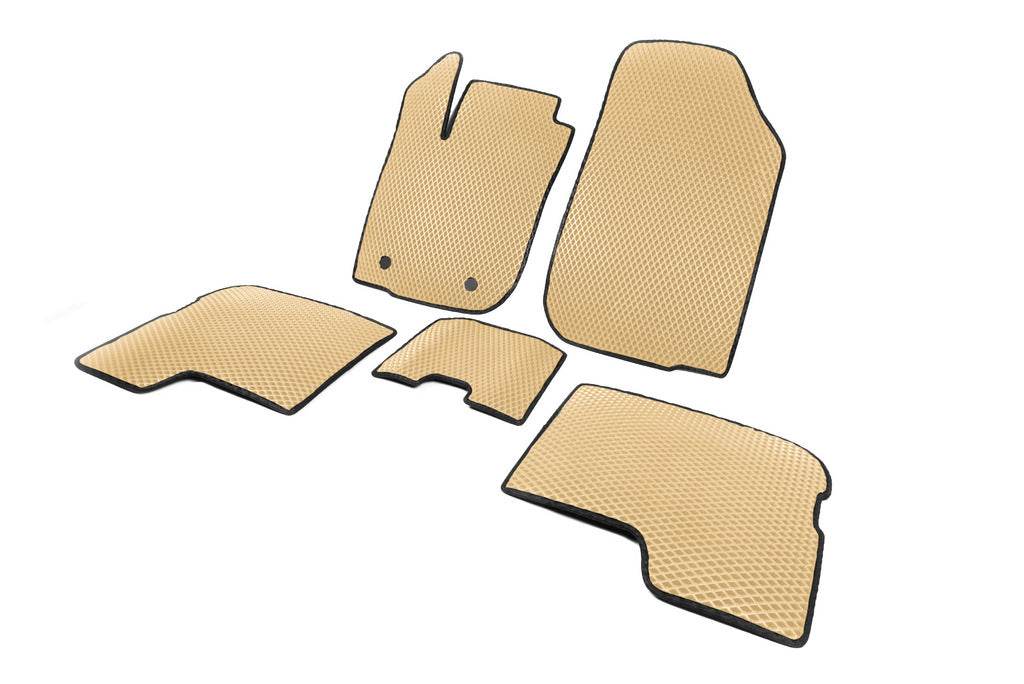 EVA mats (Beige) for Dacia Logan I 2008-2012 - Reelken Auto