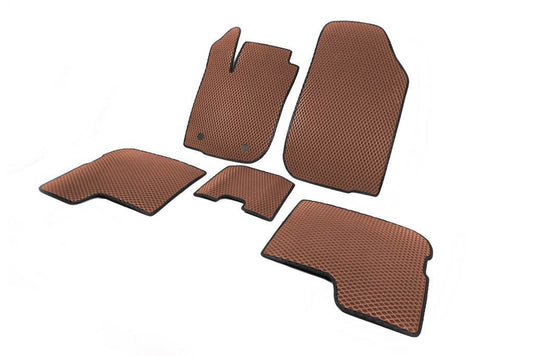 EVA mats (Brown) for Dacia Logan II 2013-2022 - Reelken Auto