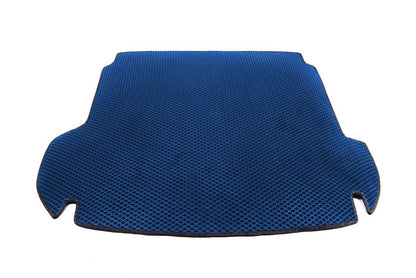 Trunk mat (EVA, Blue) (5 places) for Hyundai Santa Fe 2 2006-2012 - Reelken Auto