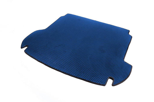 Trunk mat (EVA, Blue) (5 places) for Hyundai Santa Fe 2 2006-2012 - Reelken Auto