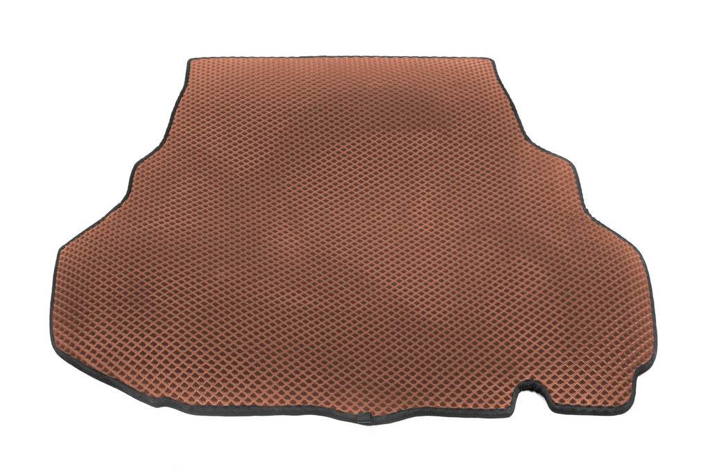 Trunk mat (EVA, Brown) for Mitsubishi Galant 2003-2012 - Reelken Auto