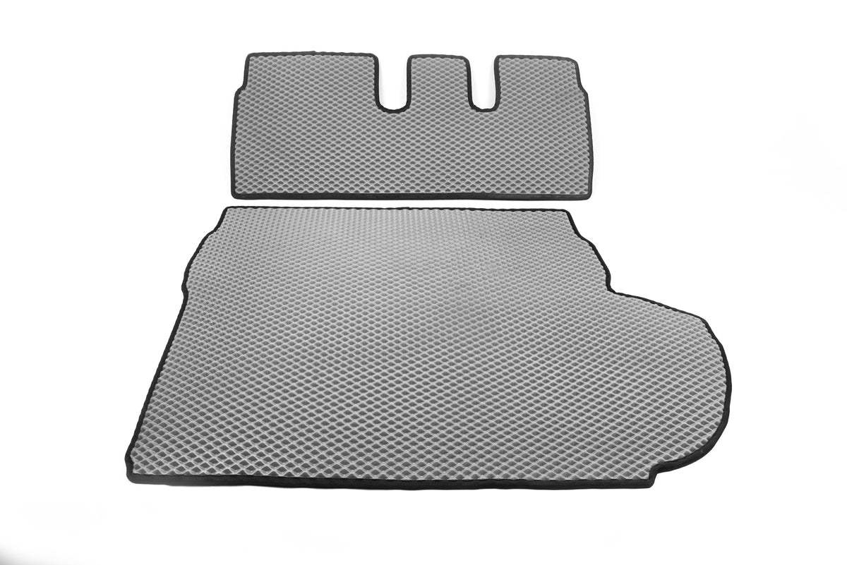 Trunk mat (EVA, gray) 7-seater for Mitsubishi Outlander 2006-2012 - image 1