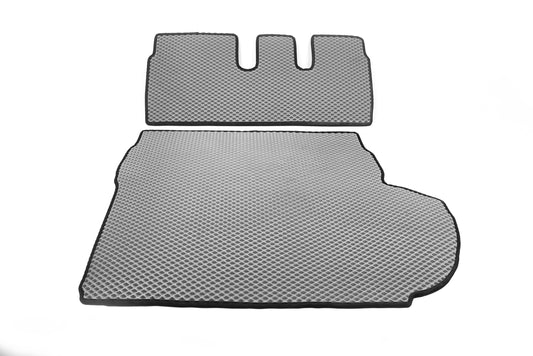 Trunk mat (EVA, gray) 7-seater for Mitsubishi Outlander 2006-2012 - image 1