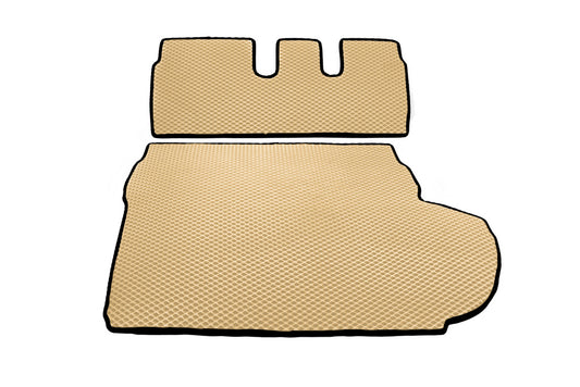 Trunk mat (EVA, Beige) 7-seater for Peugeot 4007 - image 2