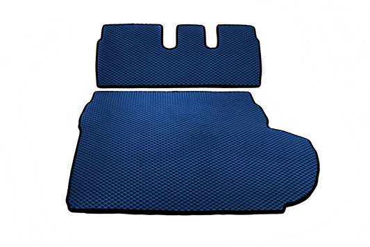 Trunk mat (EVA, Blue) 7-seater for Peugeot 4007 - image 2