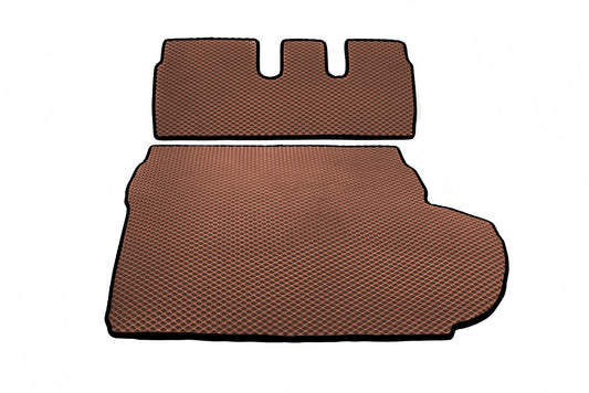 Trunk mat (EVA, Brown) 7-seater for Peugeot 4007 - image 2