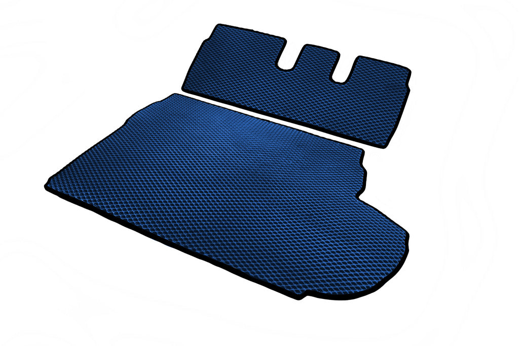 Trunk mat (EVA, Blue) 7-seater for Peugeot 4007 - image 4