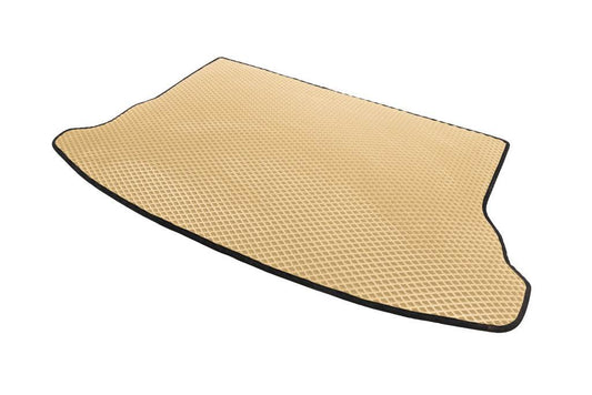 Trunk mat (EVA, Beige) for Kia Sportage 2004-2010 - Reelken Auto