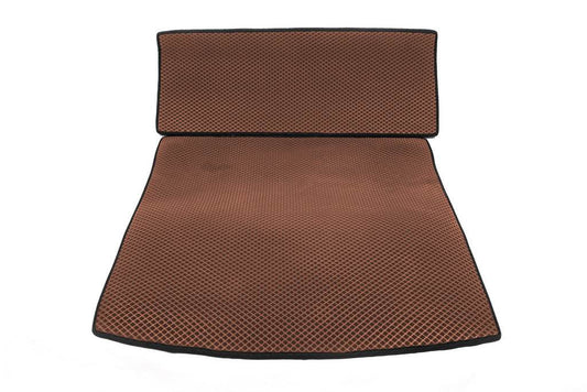 Trunk mat V1 MAXI (EVA, Brown) for Volkswagen Caddy 2010-2015 - Reelken Auto