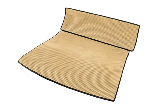Trunk mat V1 MAXI (EVA, Beige) for Volkswagen Caddy 2010-2015 - Reelken Auto