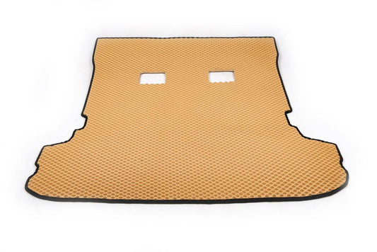 Trunk mat (EVA, beige) for Mitsubishi Pajero Wagon III - Reelken Auto