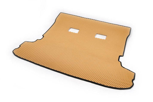 Trunk mat (EVA, beige) for Mitsubishi Pajero Wagon III - Reelken Auto